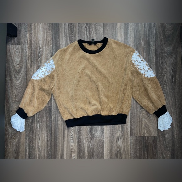 Vintage Style Brown Sweatshirt - Picture 1 of 10